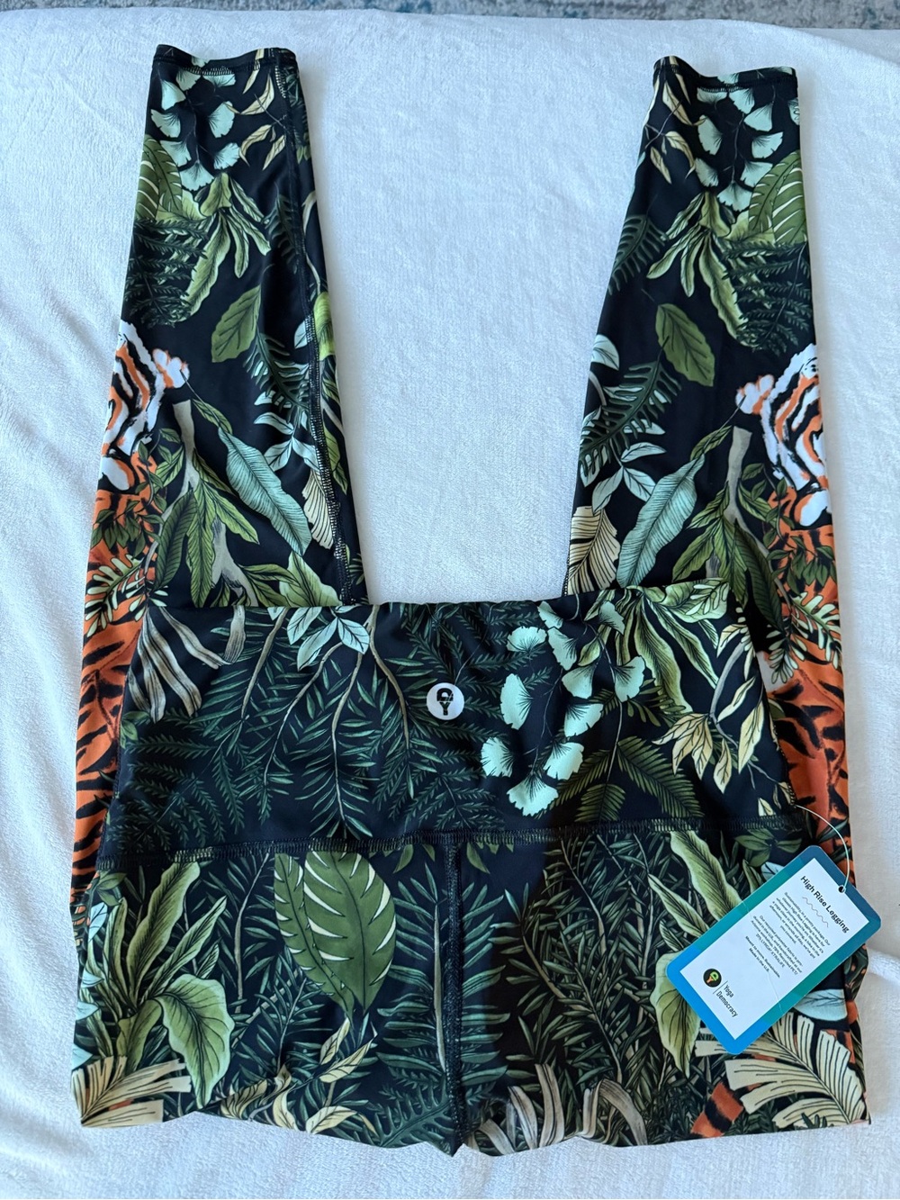 Yoga Democracy NEW Tropical Leggings Size Large D95 - Picture 7 of 8